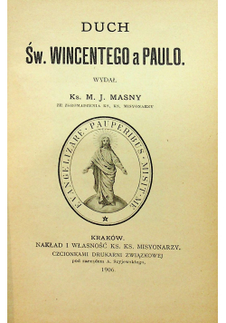 Duch Św. Wincentego a Paulo 1906 r.