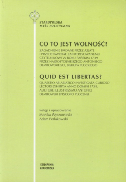 Co to jest wolność Quid est libertas