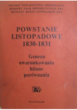 Powstanie listopadowe 1830 1831