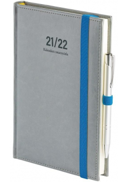 Kalendarz nauczyciela B6 2021/2022 dz jasnoszary