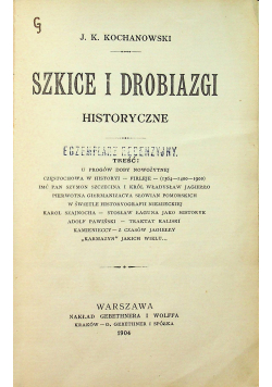 Szkice i drobiazgi historyczne 1904 r