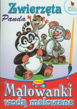 Zwierzęta: panda. Malowanki wodą malowane