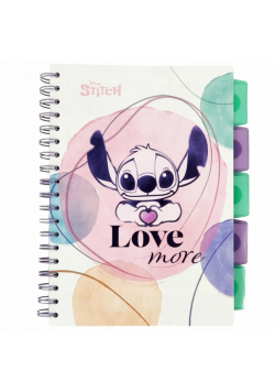 Kołozeszyt B5 100 k. Project Book Disney Fashion Stitch wzór 1