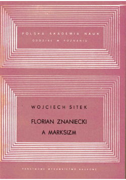 Florian Znaniecki a marksizm
