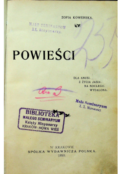 Powieści 1899r.