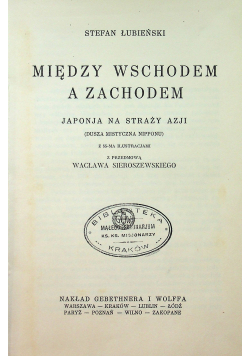 Między wschodem a zachodem 1927 r.