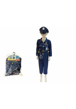 Strój karnawałowy policjant rozm. 90-110cm