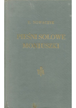 Pieśni solowe Moniuszki