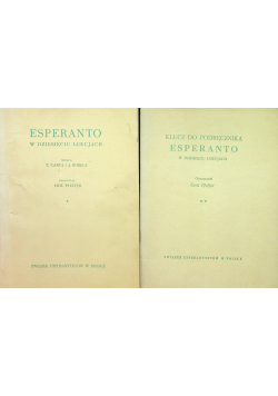 Esperanto w dziesięciu lekcjach  Tom I i II