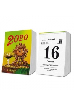 Kalendarz 2020 zdzierak SD2