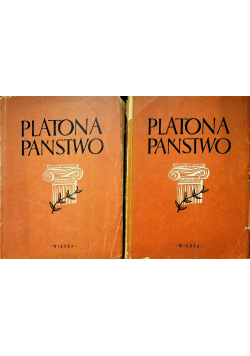 Platona Państwo 2 tomy 1948 r