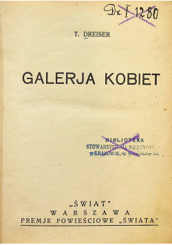 Galerja Kobiet 1929 r.