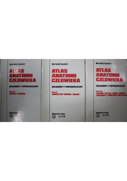 Atlas anatomii człowieka Układowy i topograficzny 3 tomy