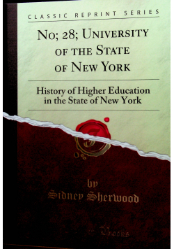 No 28 University of the State of New York reprint 1900