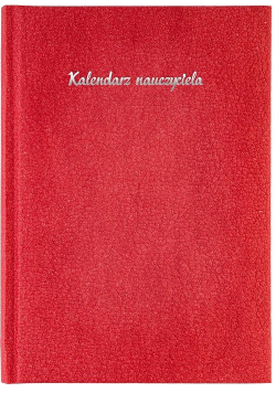 Kalendarz nauczyciela 2021/22 A5T Beton bordo