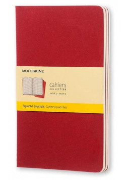 Zestaw 3 zeszytów Cahier Journals 13x21 kratka