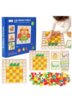 Mozaika drewniana 120el