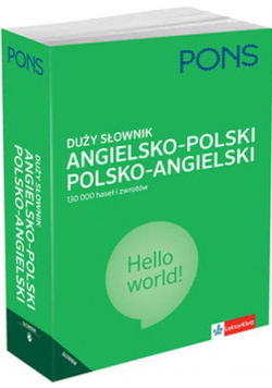 Duży słownik angielsko polski polsko angielski Nowa