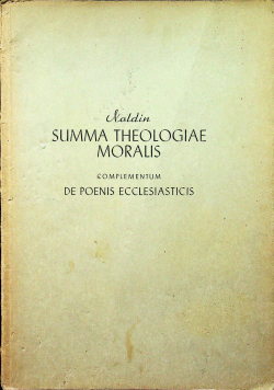 Summa Theologiae Moralis 1949r