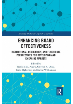 Enhancing Board Effectiveness