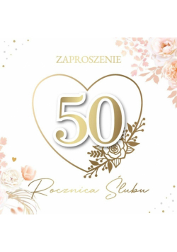 Zaproszenie Rocznica Ślubu (5szt)