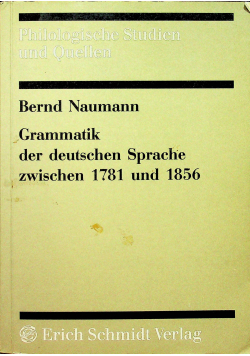 Grammatik der deutschen Sprache zwischen 1781 und 1856
