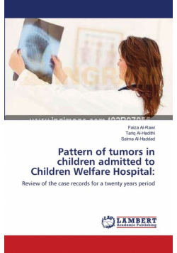 Pattern of tumors in children admitted to Children Welfare Hospital