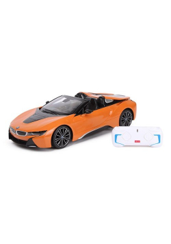 Auto R/C BMW i8 Roadster Rastar 1:14 pomarańczowy