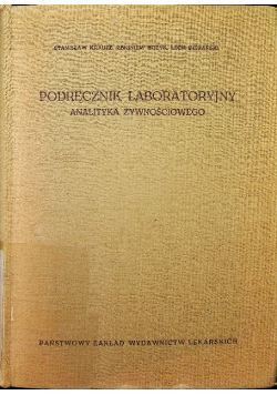 Podręcznik laboratoryjny analityka żywnościowego