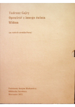 Opowieść z innego świata Widma Gajcy