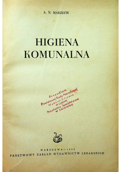 Higiena komunalna