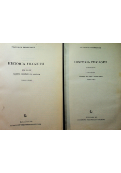 Historia filozofii tom 2 i 3