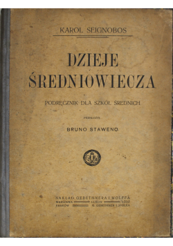 Dzieje średniowiecza 1916 r.