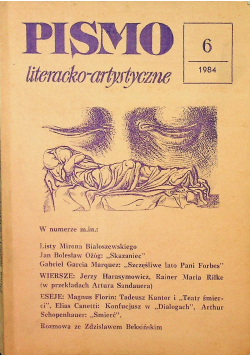 Pismo literacko  artystyczne 6