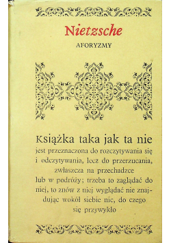 Nietzsche Aforyzmy