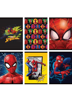 Zeszyt A4/54K kratka Spiderman (10szt)