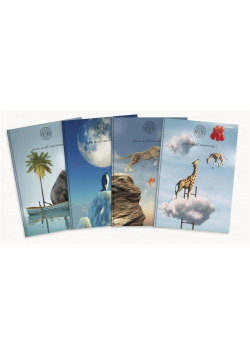 Brulion A5/96K kratka Amazing Animals (5szt)