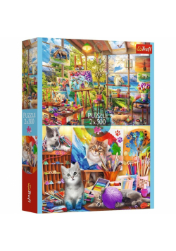 Puzzle 2x500 Sztuka malowania 37530