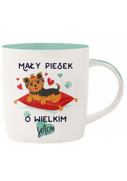Kubek dla psiarza - Mały piesek o wielkim sercu