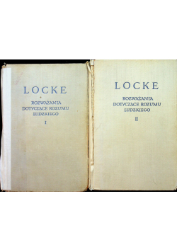 Rozważania dotyczące rozumu ludzkiego 2 tomy