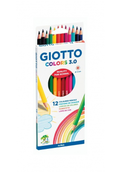Kredki Giotto Colors 3.0 12 kolorów