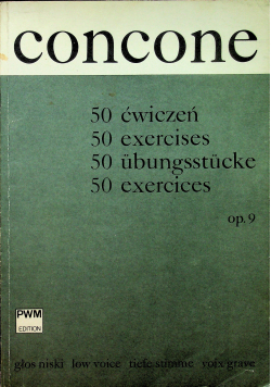 Concone 50 ćwiczeń op 9