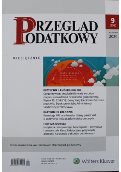 Przegląd podatkowy Nr 9