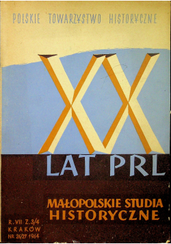 Małopolskie studia historyczne