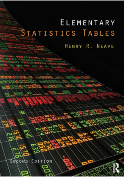 Elementary Statistics Tables