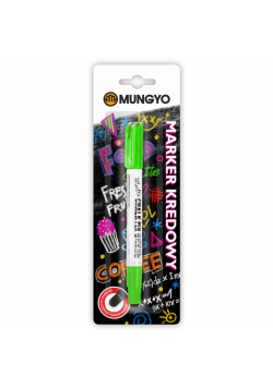 Marker kredowy MUNGYO zielony na blistrze