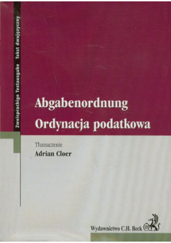 Ordynacja podatkowa Abgabenordunug