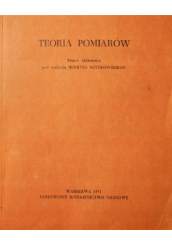Teoria pomiarów
