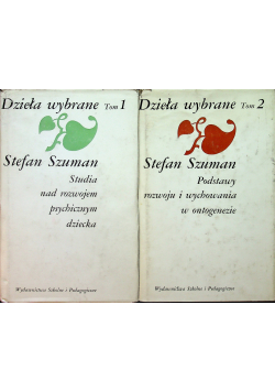 Szuman Dzieła wybrane 2 tomy