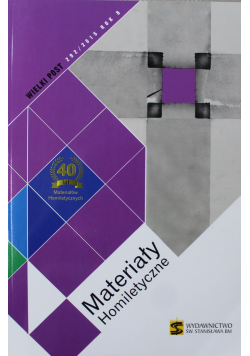 Materiały Homiletyczne Nr 292